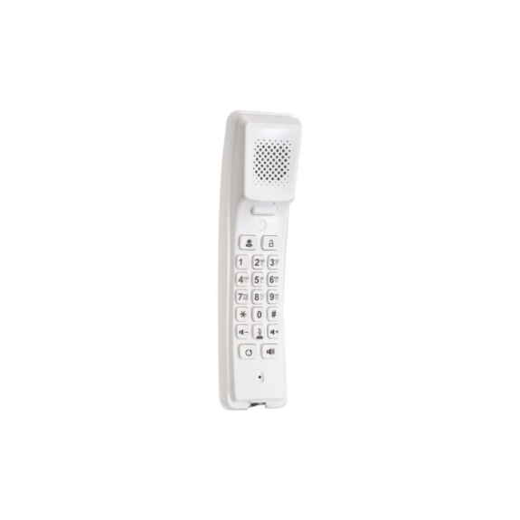 Auricular IP 2N blanco, teléfono IP, auricular, apertura de puerta, LAN, PoE, 5V DC, montaje en pared-Leer más