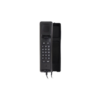 Auricular IP 2N negro, teléfono IP, apertura de puerta, LAN, PoE, 5V DC, montaje en pared-Leer más
