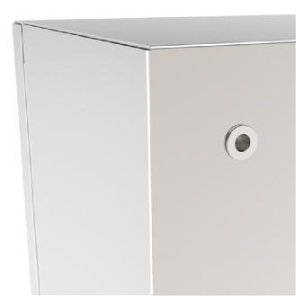 Coffret EQ 600 1200 400 (LxHxP) inox AISI 304, IP66 - EQ 6012040-Lire la description