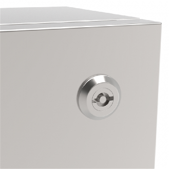 Coffret EQ 600 1200 400 (LxHxP) inox AISI 304, IP66 - EQ 6012040-Lire la description