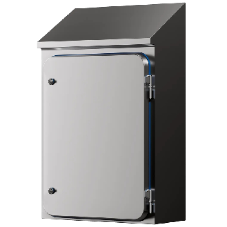 Coffret HE 450 450/642 250 (LxH/H1xP) inox AISI 304, IP66/IP69K - HE 454525-Lire la description