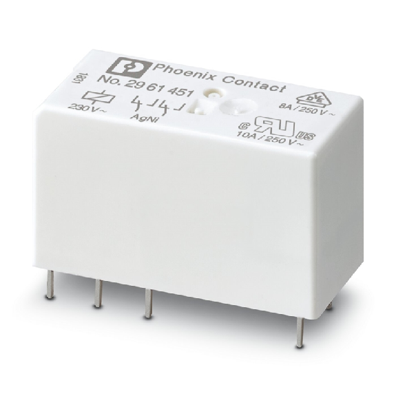 Relais de puissance miniature DPDT 10A, AgNi, 230AC - REL-MR-230AC/21-21-Leggi tutto