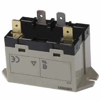 Relais SPST-NO 25A-220VAC, Faston, Etrier en E, 200-240AC - G7L-1A-TUB 200/240AC-Lire la description