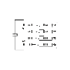 Relais 14 broches, 4PDT, 6A, Ind. méca., Led, BT, 120AC - REL-IR4/L-120AC/4X21
