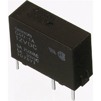 Relais C.I. de puissance SPST-NO 5A (Ag), 5VDC 125Ohm 200MW - G6D-1A-ASI 5VDC-Lire la description