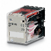 Relais 4PDT 5A-250VAC, Ind. méca., Led, RC, 220-240AC - MY4N-CR 220/240AC(S)