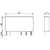 Relais de puissance miniature SPDT 6A, AgSnO, 60DC - REL-MR- 60DC/21 Relais de puissance miniature SPDT 6A, AgSnO, 60DC - REL-MR- 60DC/21