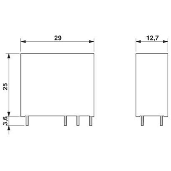 Relais de puissance miniature DPDT 8A, AgNi, BT, IM, LED+DIODE, 24DC - REL-MR- 24DC/21-21/MS Relais de puissance miniature DPDT 8A, AgNi, BT, IM, LED+DIODE, 24DC - REL-MR- 24DC/21-21/MS-Lire la description