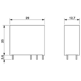 Relais de puissance miniature DPDT 8A, AgNi, BT, IM, LED+DIODE, 24DC  - REL-MR- 24DC/21-21/MS-Lire la description