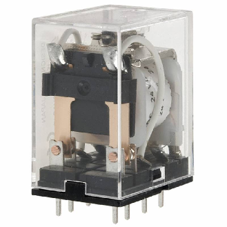 Relais C.I. DPDT 10A-250VAC, 24DC - MY2-02-US-SV 24DC-Lire la description