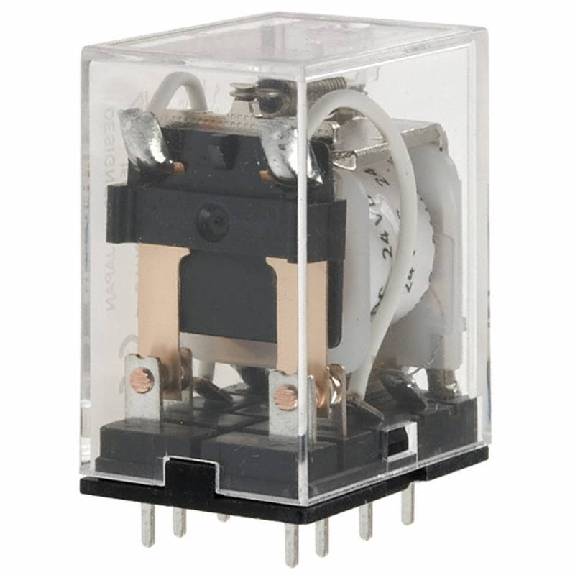 Relais C.I. DPDT 10A-250VAC, 24DC - MY2-02-US-SV 24DC Relais C.I. DPDT 10A-250VAC, 24DC - MY2-02-US-SV 24DC-Lire la description