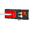 Système de verrouillage, 2 boutons, arrêt d'urgence, RC18 - MGB-L0H-ARA-L-110958