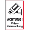 Hinweis-Kombischild Achtung! Videoüberwachung, Kunststoff, 200x300mm Hinweis-Kombischild Achtung! Videoüberwachung, Kunststoff, 200x300mm