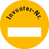 Inventaretikett Inventar-Nr., gelb, Dokumentenfolie, selbstklebend, Ø 30mm, 18/Bogen Inventaretikett Inventar-Nr., gelb, Dokumentenfolie, selbstklebend, Ø 30mm, 18/Bogen