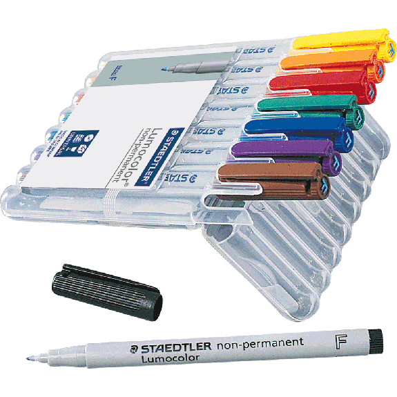 STAEDTLER Lumocolor non permanent 316, 8 Farben in praktischer Kunststoffbox STAEDTLER Lumocolor non permanent 316, 8 Farben in praktischer Kunststoffbox-Beschreibung lesen