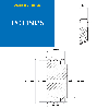 CMW - Rueda dentada pretaladrada - Acero - Dentado triple - 10B3 - 35 dientes - Paso 15,8 mm con agujero 20 mm