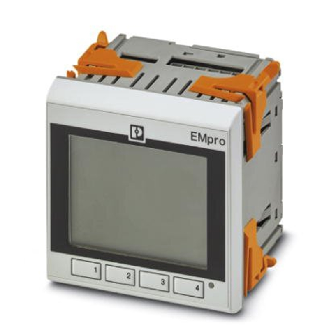 Centrale de mesure pour montage en façade d'armoire avec écran - EEM-MA771-Lire la description