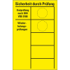 Prüfnachweis Typ A, Erstprüfung nach VDE 0100, Folie, ablösbar, 90x140mm