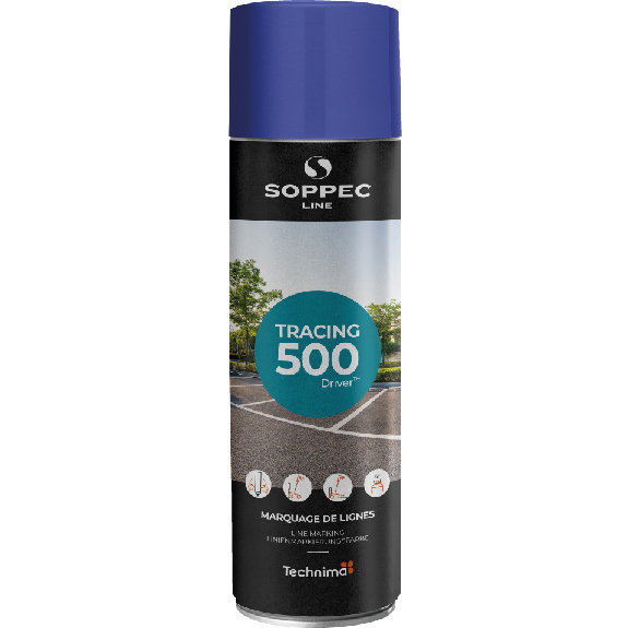 SOPPEC Bodenmarkierungsfarbe Tracing, für normal beanspruchte Flächen, blau, 500ml/Dose-Beschreibung lesen