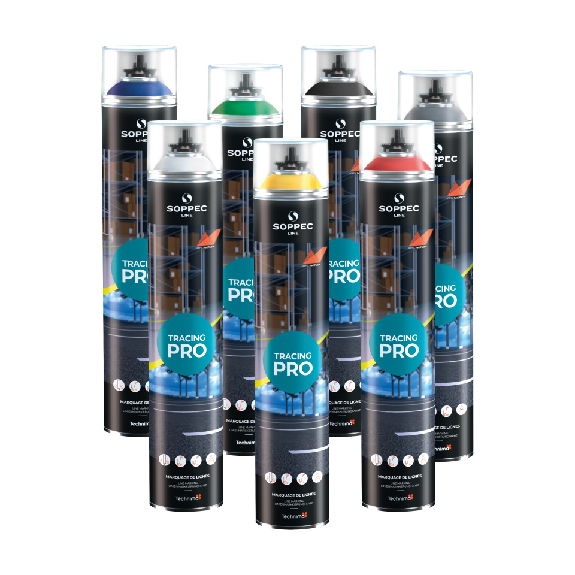 SOPPEC Bodenmarkierungsfarbe Tracing Pro, blau, 750ml-Beschreibung lesen