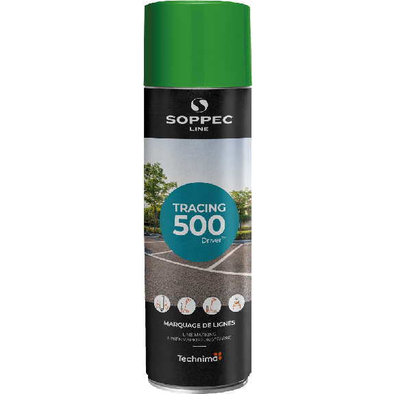 SOPPEC Bodenmarkierungsfarbe Tracing, für normal beanspruchte Flächen, grün, 500ml/Dose-Beschreibung lesen
