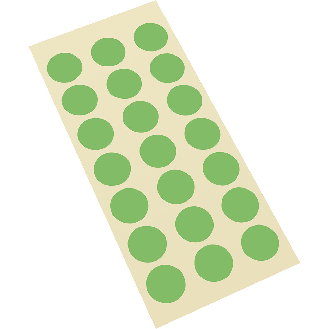 Markierungspunkt, blanko, grün, Haftpapier, ablösbar, Ø 10mm, 128/Bogen-Beschreibung lesen