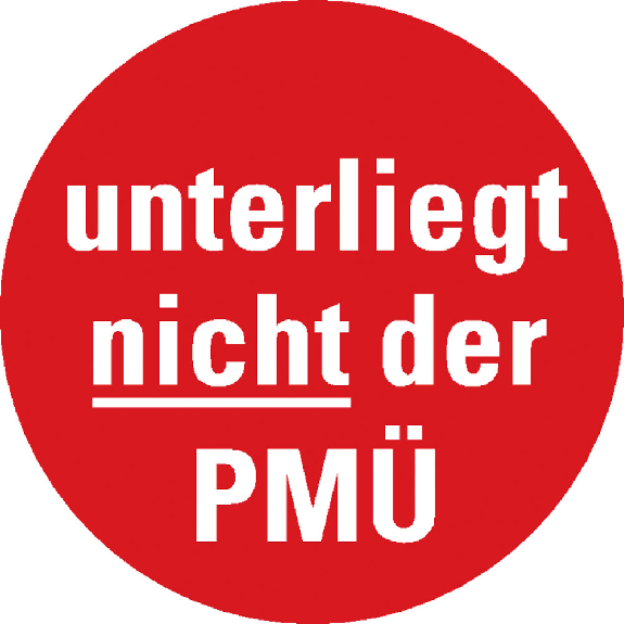 Prüfplakette unterliegt nicht der PMÜ, rot, Folie, selbstklebend,Ø 10mm,10/Bogen Prüfplakette unterliegt nicht der PMÜ, rot, Folie, selbstklebend,Ø 10mm,10/Bogen-Beschreibung lesen
