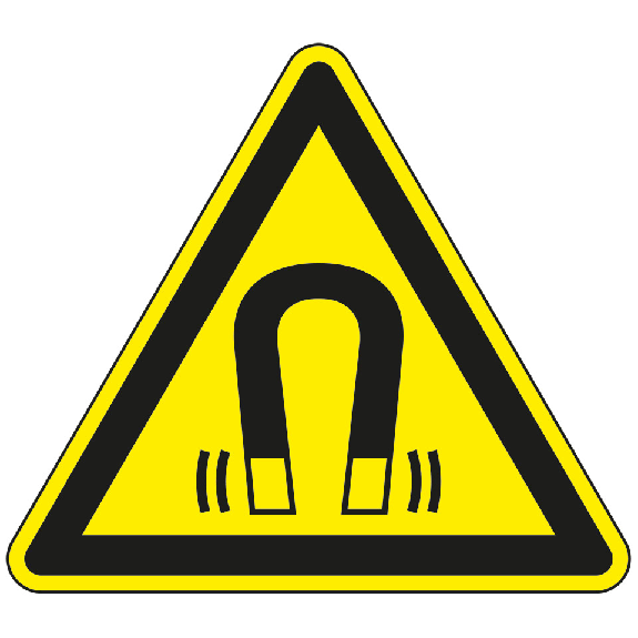 Warnschild Warnung vor magnetischem Feld, ASR/ISO, Aluminium, SL 200mm Warnschild Warnung vor magnetischem Feld, ASR/ISO, Aluminium, SL 200mm-Beschreibung lesen