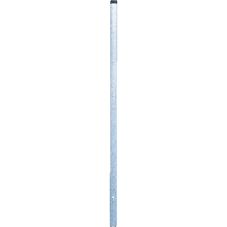 Rohrpfosten zum Einbetonieren, Stahl, Ø 76mm, Länge 2500mm, Wandstärke 2mm-Beschreibung lesen