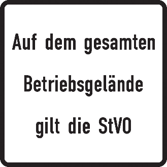 Zusatzzeichen Auf dem gesamten..., Alu 2mm reflektierend RA1i, 600x600mm-Beschreibung lesen