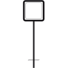 Rohrrahmen, 1-beinig, Stahl, feuerverzinkt, Ø 60mm, Bodenfreiheit 2,25m, 500x500mm Rohrrahmen, 1-beinig, Stahl, feuerverzinkt, Ø 60mm, Bodenfreiheit 2,25m, 500x500mm