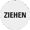 Türhinweis Ziehen, silber/schwarz, Polyester-Folie, selbstklebend, Ø 100mm Türhinweis Ziehen, silber/schwarz, Polyester-Folie, selbstklebend, Ø 100mm