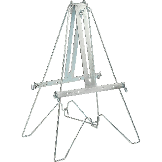 Schilderständer, klein, feuerverzinkter Stahldraht, Höhe 600mm, 1,1kg-Beschreibung lesen