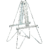 Schilderständer, klein, feuerverzinkter Stahldraht, Höhe 600mm, 1,1kg