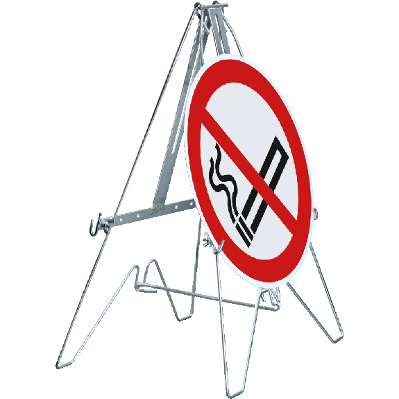 Schilderständer, klein, feuerverzinkter Stahldraht, Höhe 600mm, 1,1kg-Beschreibung lesen