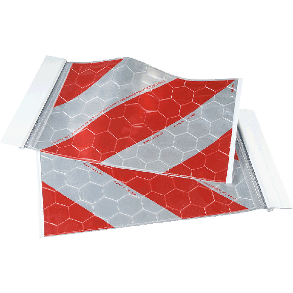 Warnmarkierung für Hubladebühnen, rechtsweisend, ohne Halter, 440x260mm Warnmarkierung für Hubladebühnen, rechtsweisend, ohne Halter, 440x260mm-Beschreibung lesen