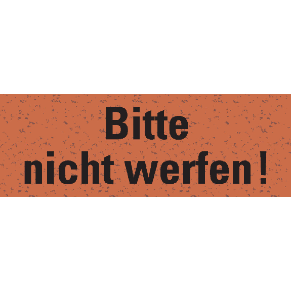 Warnetikett Bitte nicht werfen!, rot, Primärfaser-Graspapier, selbstklebend, 147x50mm, 6/Bogen Warnetikett Bitte nicht werfen!, rot, Primärfaser-Graspapier, selbstklebend, 147x50mm, 6/Bogen-Beschreibung lesen