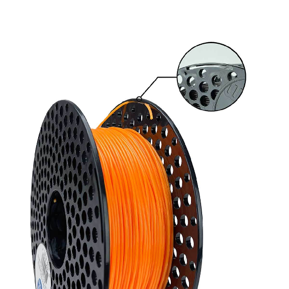 Filamento Flexible 65A Neon Orange - 1.75mm, 1000g-Leggi tutto
