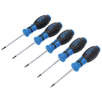 Le tournevis BGS définit Torx avec le trou T6-T10, 5-PC.-Lire la description