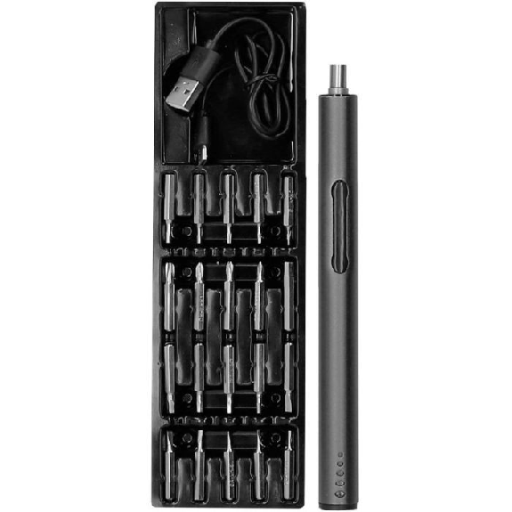 Tournevis de précision à batterie rechargeable et 20 embouts Ks tools Tournevis de précision à batterie rechargeable et 20 embouts Ks tools-Lire la description