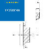 CMW - Pignone prealesato - Acciaio - Ingranaggio singolo - 12B1 - 10 denti - passo 19,05 mm con foro da 12 mm
