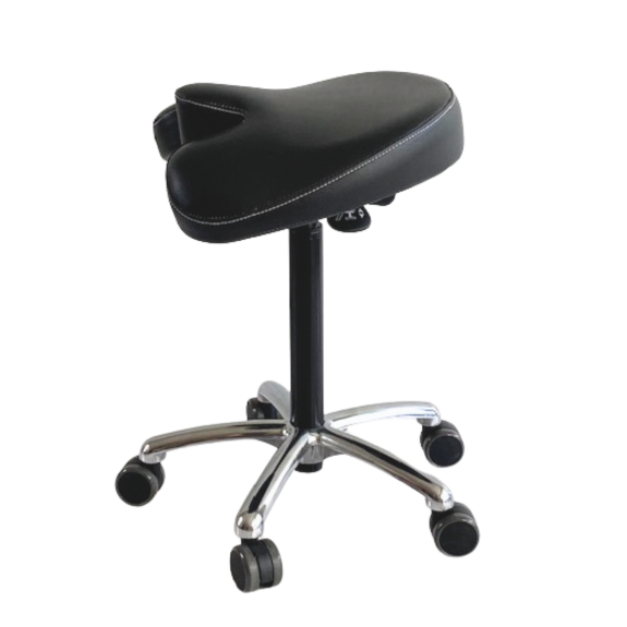 TABURETE MÉDICO DENTAL ERGONÓMICO Y DINÁMICO NEGRO-Leer más