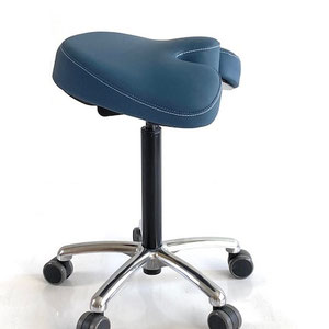 ERGONOMISCHER UND DYNAMISCHER MEDIZINISCHER SATTELHOCKER DUNKELBLAU-Beschreibung lesen