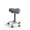 Tabouret selle ergonomique et dynamique gris