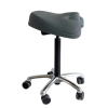 TABURETE MÉDICO DENTAL ERGONÓMICO Y DINÁMICO GRIS