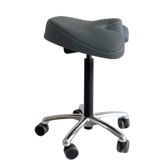 TABURETE MÉDICO DENTAL ERGONÓMICO Y DINÁMICO GRIS-Leer más