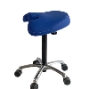TABURETE MÉDICO DENTAL ERGONÓMICO Y DINÁMICO AZUL