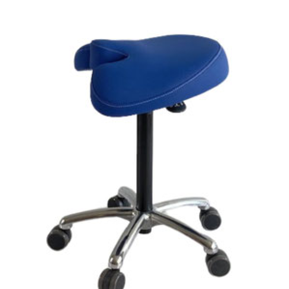 TABURETE MÉDICO DENTAL ERGONÓMICO Y DINÁMICO AZUL-Leer más