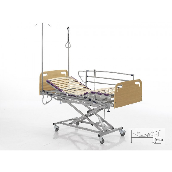 Cama eléctrica para uso geriátrico asistencial Modelo Medical Eleva Plus-Leer más