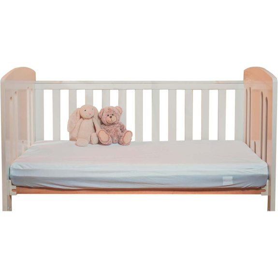 Protector Cuna 120x60 Impermeable Algodon - Protector Funda colchon Cuna - Tamaño para Cuna 60x120 cm - 100% Algodón, Antiacaros, Certificado Oeko-Tex, Fabricado en España-Leer más